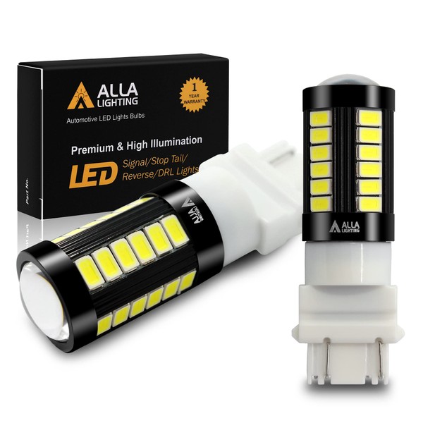 Alla Lighting 2800lm 3156 3157 LED Strobe Reverse/Brake Stop Lights