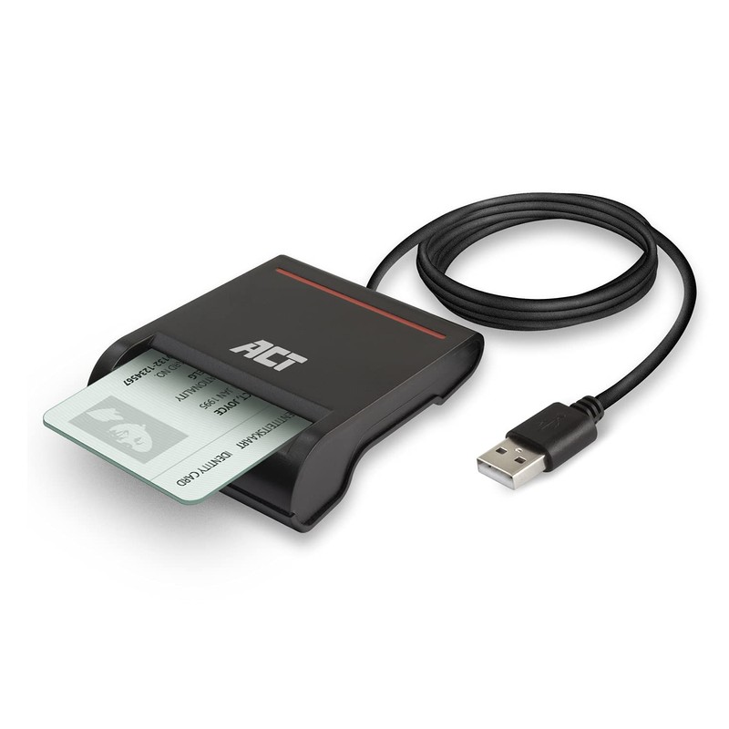 ACT eID Card Reader Belgium, USB Smart Card Reader, Not