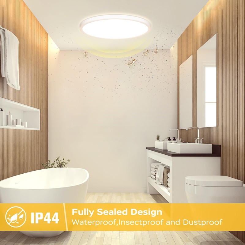 OUILA LED Ceiling Light Flat Round - Diameter 22 cm