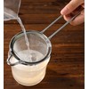 Fine Mesh Cocktail Strainer, Stainless Steel, Long Handle Set of