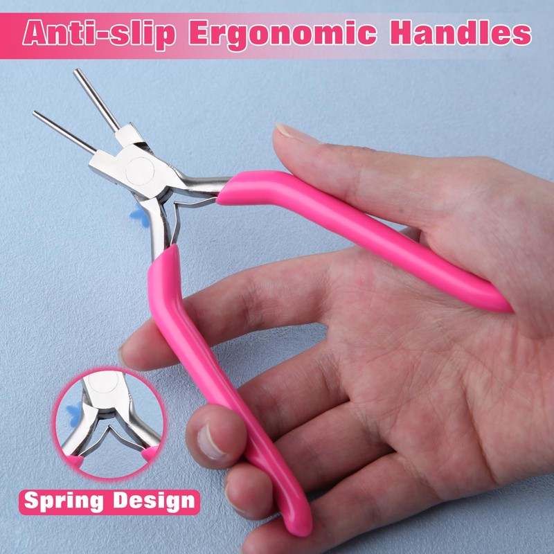 LEONTOOL Bail Making Pliers Wire Loop Pliers Multi Size Loop