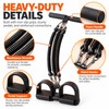 Pedal Resistance Band for Home Workouts – 75 lb Black
