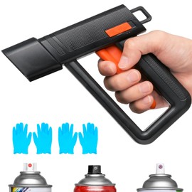 PinStone 1pc Spray Paint Gun, Spray Can Aerosol Trigger Handle with Gloves