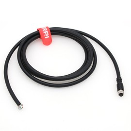 DRRI IP67 M8 4pin A-Code Female Moulded to Single end Profinet/Ethernet Sensor Cable for Industrial Automation Devices