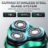 Electric Razor for Men, Rechargeable Shaver with Charging Stand, Cordless