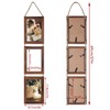 QUTREY 4x6 Picture Frames Collage, 6 Openings Wall Hanging Photo