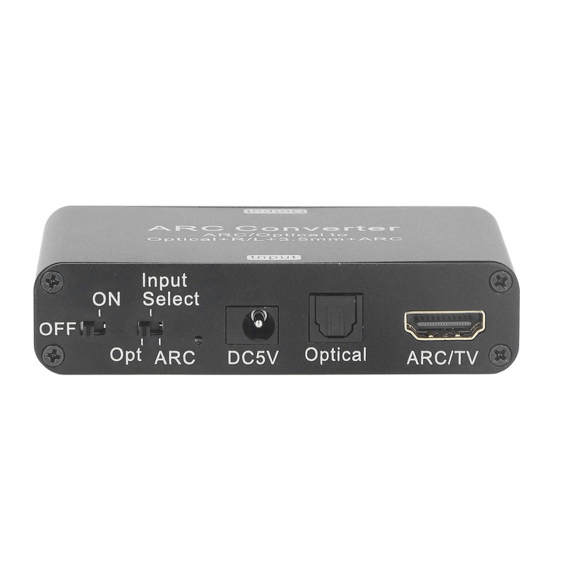 Digital to Analog Audio Converter 192KHZ Optical to RCA 3.5mm