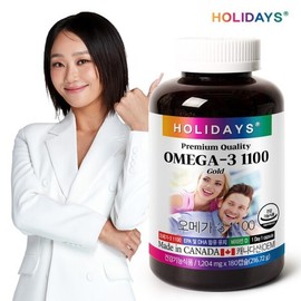 Holidays 오메가3 1100 180캡슐 1병 6개월분) Omega-3 1100 180 Capsules (1 Bottle, 6 Months' Supply)