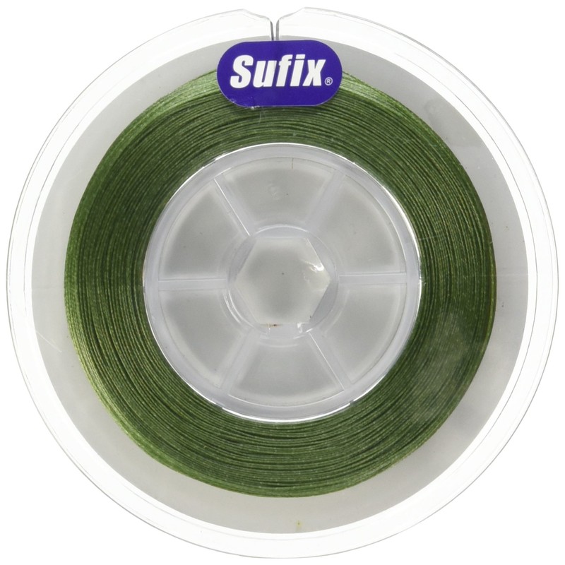 Sufix 832 Avanzada Superline Trenza -300 Yardas, Verde Lo-Vis, 13.5