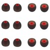 BLLQ 12PCS Replacement Ear Tips Earbuds Eartips Eargels Earpads Silicone