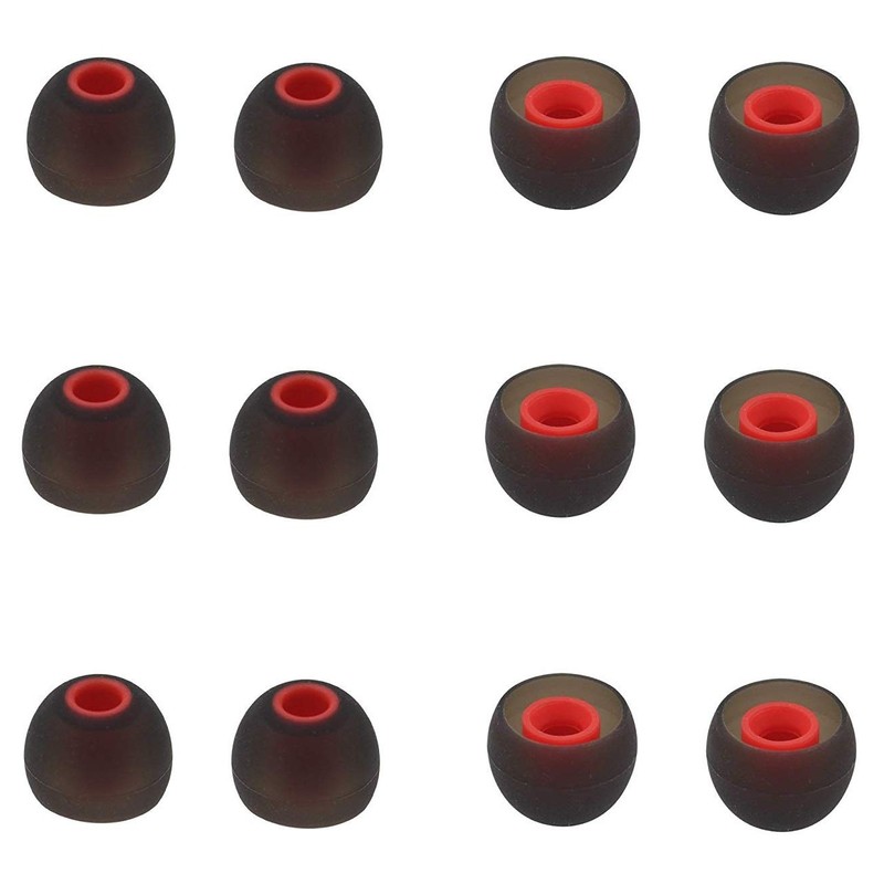 BLLQ 12PCS Replacement Ear Tips Earbuds Eartips Eargels Earpads Silicone