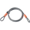 Kryptonite Cable Lock KryptoFlex Looped Cables, Black, grey, 220 cm.