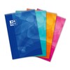 Oxford Polypro Notepad A4+ 160 Pages, Perforated 210x315 Seyès Bleu/Turquoise/Orange/Rose