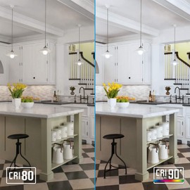 TORCHSTAR A21 LED Bulb, CRI 90+, 5000K Daylight, Enclosed Fixture Rated, Dimmable Standard LED Bulb, 17W (100W Equivalent), 1600 Lumens, 5000K Daylight, UL & Energy Star, E26 Medium Base, Pack of 2