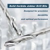 5/32" Solid Carbide Jobber Drill Bits with Straight Shank and