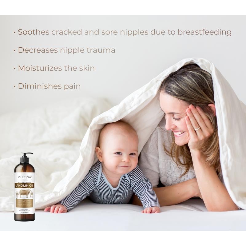 velona Lanolin Oil USP Grade 4 fl oz | 100%