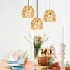 SUPVOX Rustic Style Lamp Shades 4pcs Bamboo Lampshade for Home