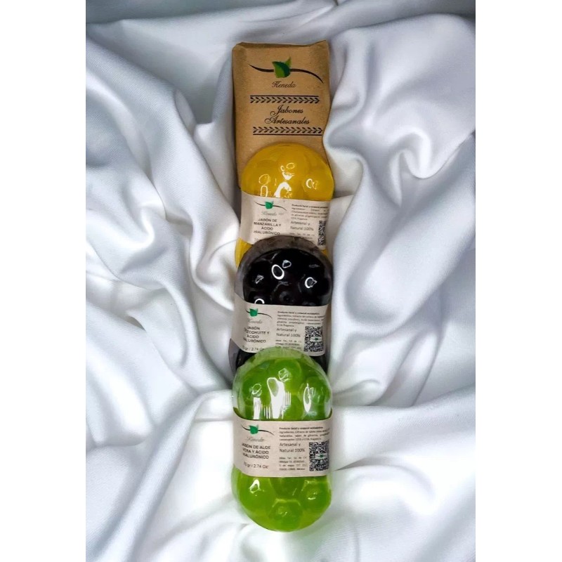 Keneda Jabón De Tepezcohuite Y Ácido Hialurónico, 5 Pz. 80
