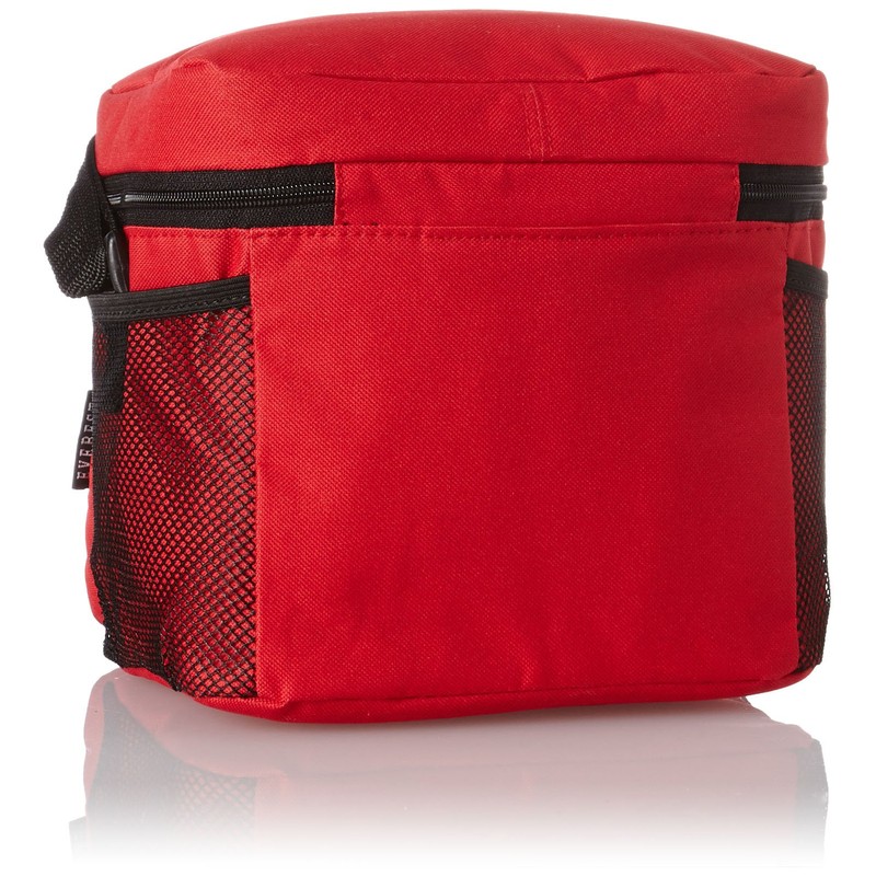 Everest Cooler Lunch Bag, Red, One Size