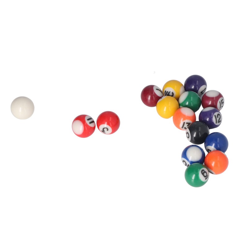 25mm Mini Billiard Ball Complete 16 Balls Set American Style