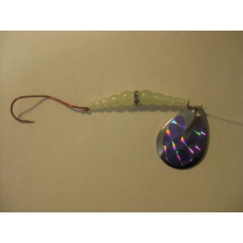 Unbranded Kokanee  Slow Death Hook Wedding  Spinner Blade Rigs (Holographic Purple)