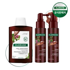 Chloran Klorane Quinine Scalp Serum 100ml x 2 + Shampoo 200ml / 클로란 퀴닌 두피 세럼 100ml 2개+샴푸 200ml