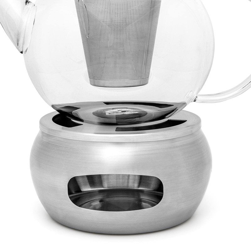 Bredemeijer Round Tea Cosy Diameter Approx. 15 cm Matte Stainless