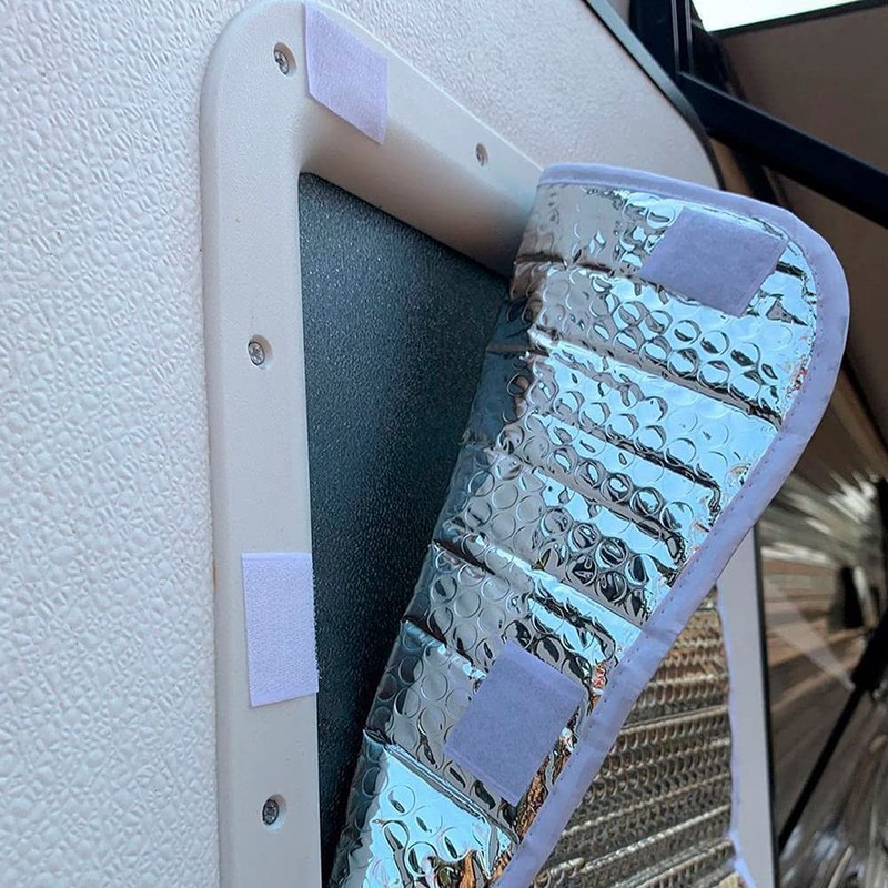Windshield Reflective Shade, RV Sunshade Covers, Door Window Sun Shield