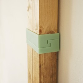 Heian Shindo LABRICO DXV-4 DIY Storage Parts 2 x 4 Joints, Vintage Green