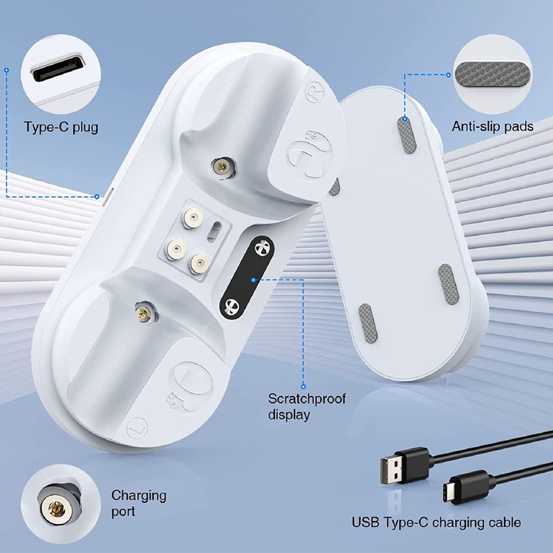 Controller Charging Station for VR2, Dual Charging VR2 Controller Charging