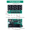 MiOYOOW 4-Digit Rechargeable DIY Digital Clock Kit, SMD SMT Electronics