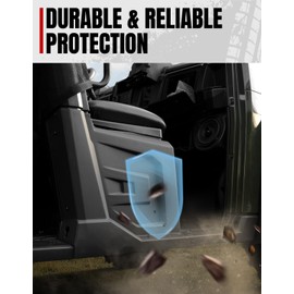 A & UTV PRO Front Right Hand Center Fender With Rocker for 2014-2019 Polaris Ranger 570 900 1000 CREW Diesel Accessories Replace #5450353-070, Passenger Front Right Side