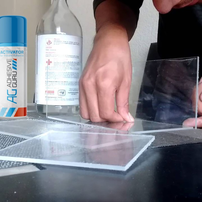 Adhesive Guru CA Glue Accelerator Spray (3.38 fl oz) Aerosol