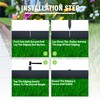 20ft. 6-Pack Galvanized Steel Landscape Edging - 40" L x