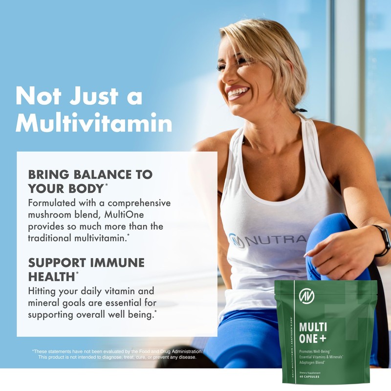MultiOne Men & Women’s Daily Multivitamin - Essential Nutrients and