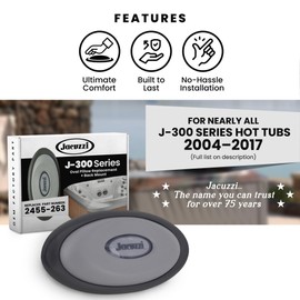 Jacuzzi J-300 Series Oval Pillow Insert + Back Mount - Enhanced Support, Custom-Fit Accessory, Ultimate Spa Relaxation, Compatible with J-300 Series Hot Tubs