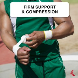 MUELLER Sports Medicine MTape Rolls Team Pack, Quality Athletic Tape, Easy to Tear for Fast & Effective Taping, 1.5" x 10 Yards Per Roll, 32 Rolls, Pink