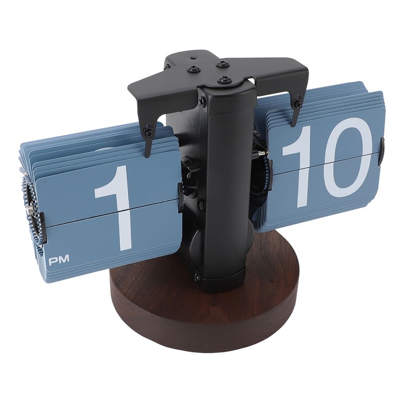 Flip Desk Clock Retro Single Sided Battery Powered Retro Vintage