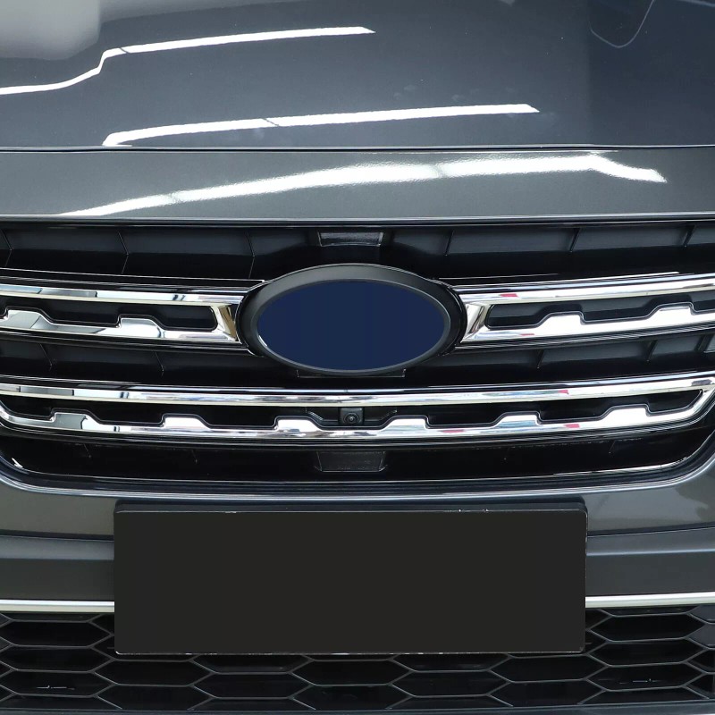 car-attention Matte Black Front/Rear Emblem Badge Logo cover trim For