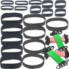 Tactical Rubber Bands - 40 Pack Assorted Sizes (2.4", 3.3",