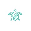 Fprqlyze Hawaiian Sea Turtle Decal, Hawaiian Turtle, Hawaii Vinyl Decal,