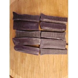 QT Shopping LLC 10 Chews Himalayan Yak Milk Blueberry Bones Dog Chews for Dogs - 3-4" long