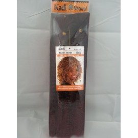 Kadi Natural Nubi Nubi Braiding Style, Hair Extension, Professional Grade (T1B/M Burg)