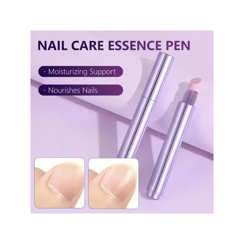 3pcs 3-in-1 네일 케어 펜 세라믹 팁이 있는 큐티클 오일