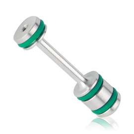 LS Oil Barbell,3 O Ring Design LS Turbo Kit Compatible with Gen GM III & IV Replacement OEM#12573460,Professional LSs Barbell for Improving Oil Flow and Pressure Car Accessories