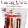 CaptainCrafts Cross Stitch Kits Counted Cross Stitch Unpreprinted Fabric DIY