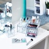 iDesign The Sarah Tanno Collection Wide Plastic Cosmetic Drawer Organizer,
