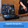 Blue Drill Tool Kit Set: 20V Cordless Power Drill Tool