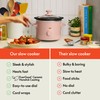 bella 1.5 Qt Slow Cooker with 3 Heat Manual Control,