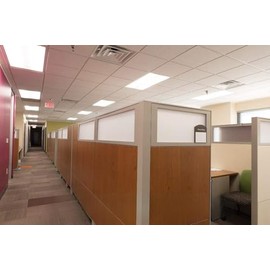 Photo - Interior Office cubicles in The Santa Fe Terminal Complex, an 18-Acre Complex of Historic Buildings in The Government District of Downtown Dallas, Texas 12in x 08in